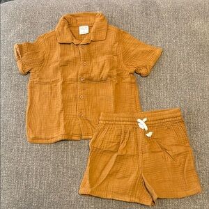 LC Lauren Conrad Kids Matching Set in Rust